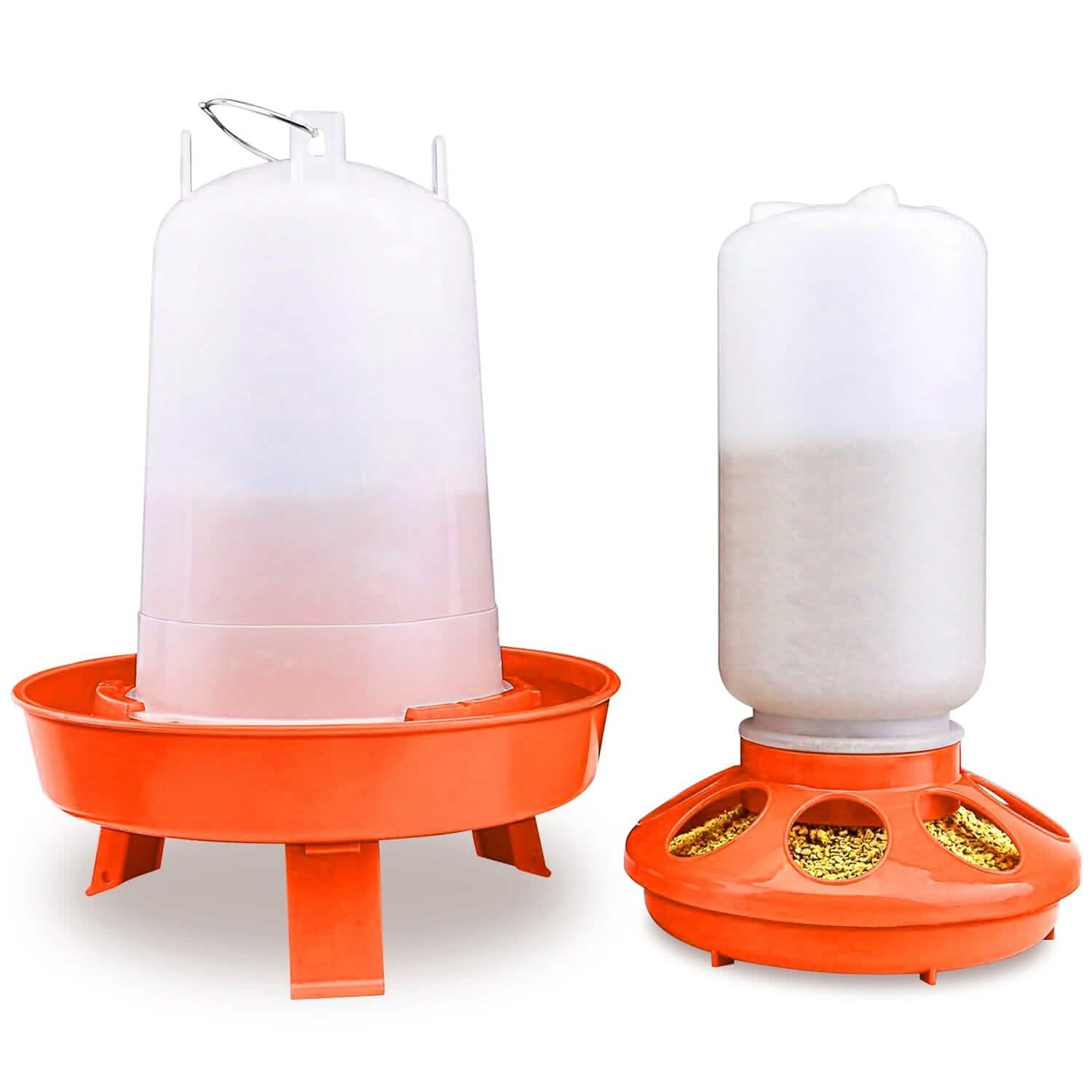 1.5L Chicken Feeder Adjustable Height Waterer Set DailySale