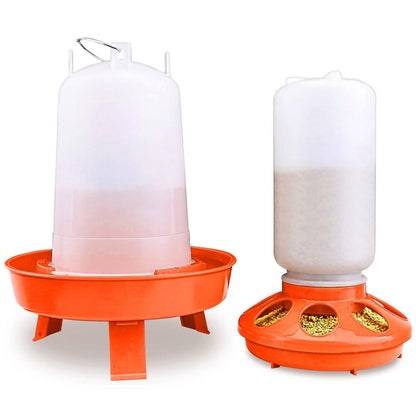 1.5L Chicken Feeder Adjustable Height Waterer Set DailySale