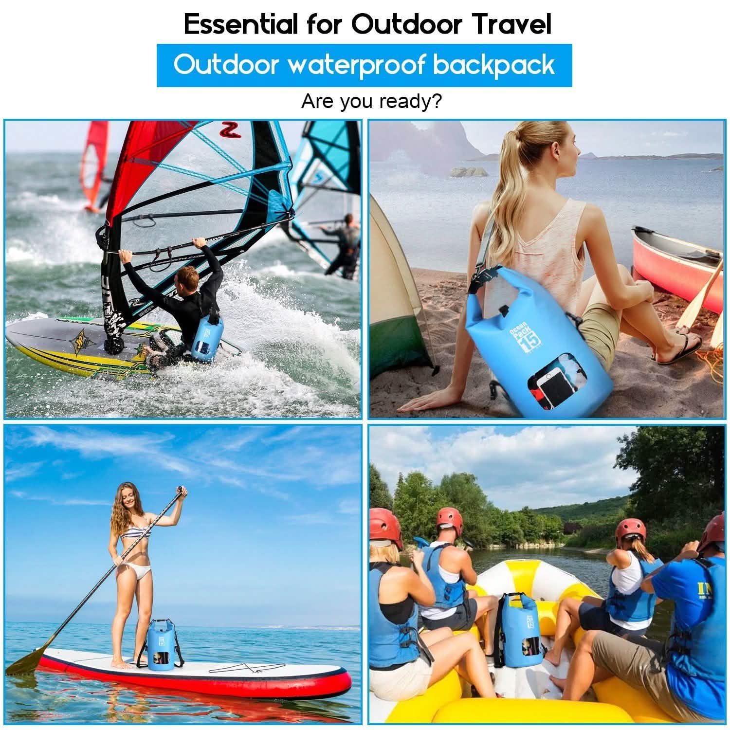 15L Waterproof Lightweight Dry Bag DailySale