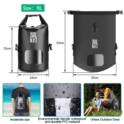 15L Waterproof Lightweight Dry Bag DailySale