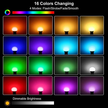 16 Colors Change LED Bulbs E27 3W RGD Dimmable Mood Lighting Lamp DailySale