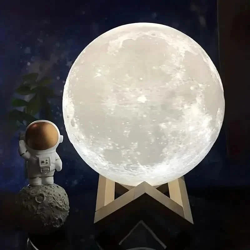 16 Colors Lunar Table Lamp with Remote Control, Creative Small Night Lamp DailySale
