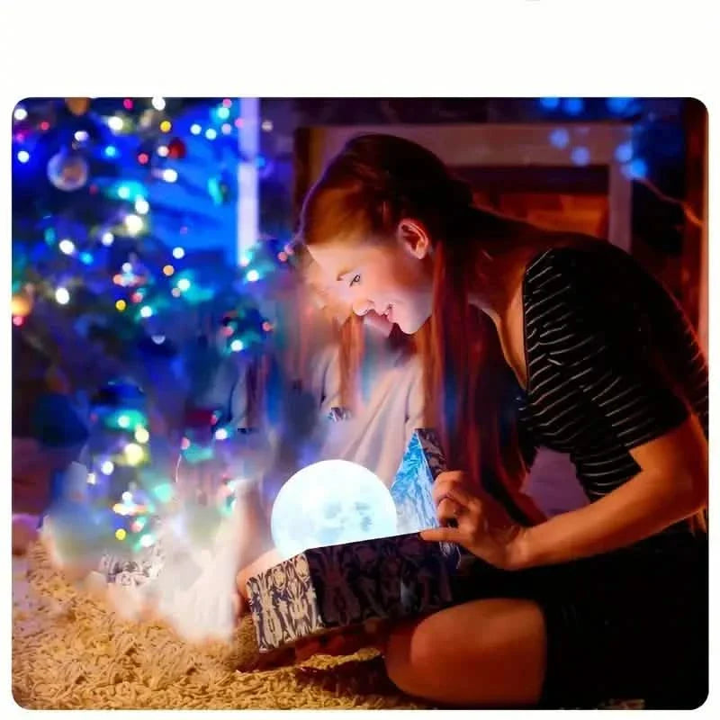 16 Colors Lunar Table Lamp with Remote Control, Creative Small Night Lamp DailySale