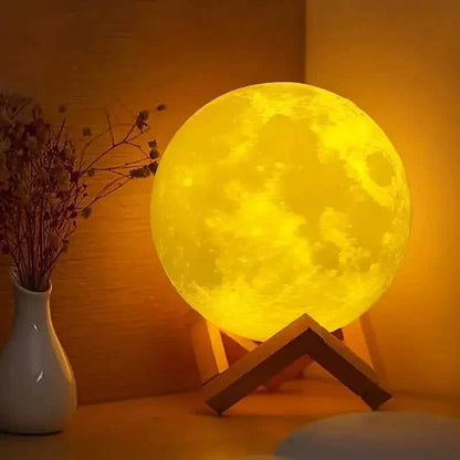 16 Colors Lunar Table Lamp with Remote Control, Creative Small Night Lamp DailySale