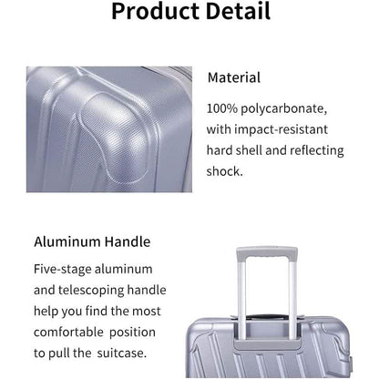 16" Hard Shell Luggage Computer Case DailySale