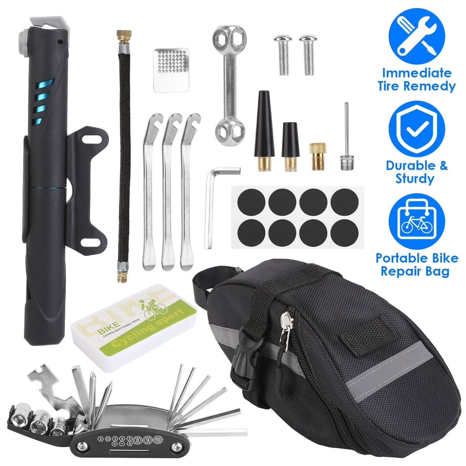 16-in-1 Bicycle Tire Repair Kit DailySale
