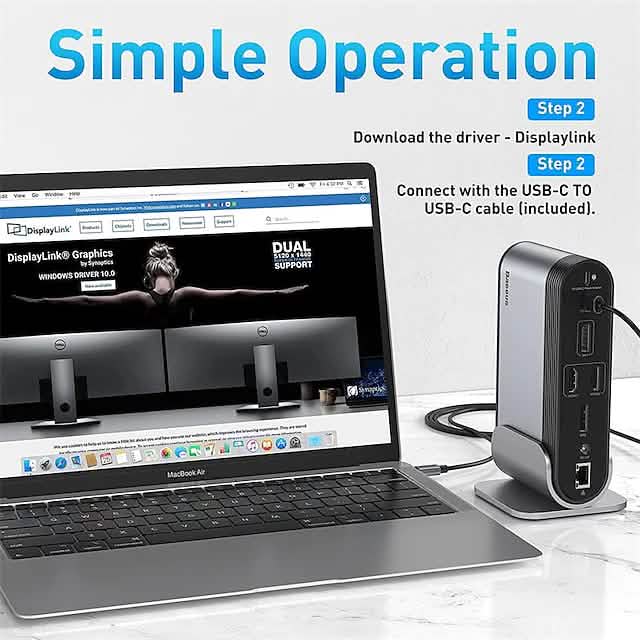 16-in-1 Multifunctional Type-C Hub Docking Station DailySale