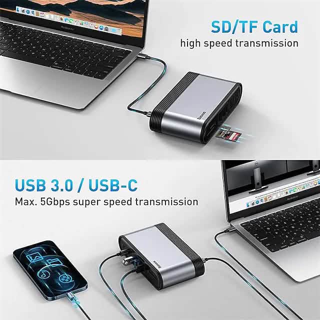 16-in-1 Multifunctional Type-C Hub Docking Station DailySale