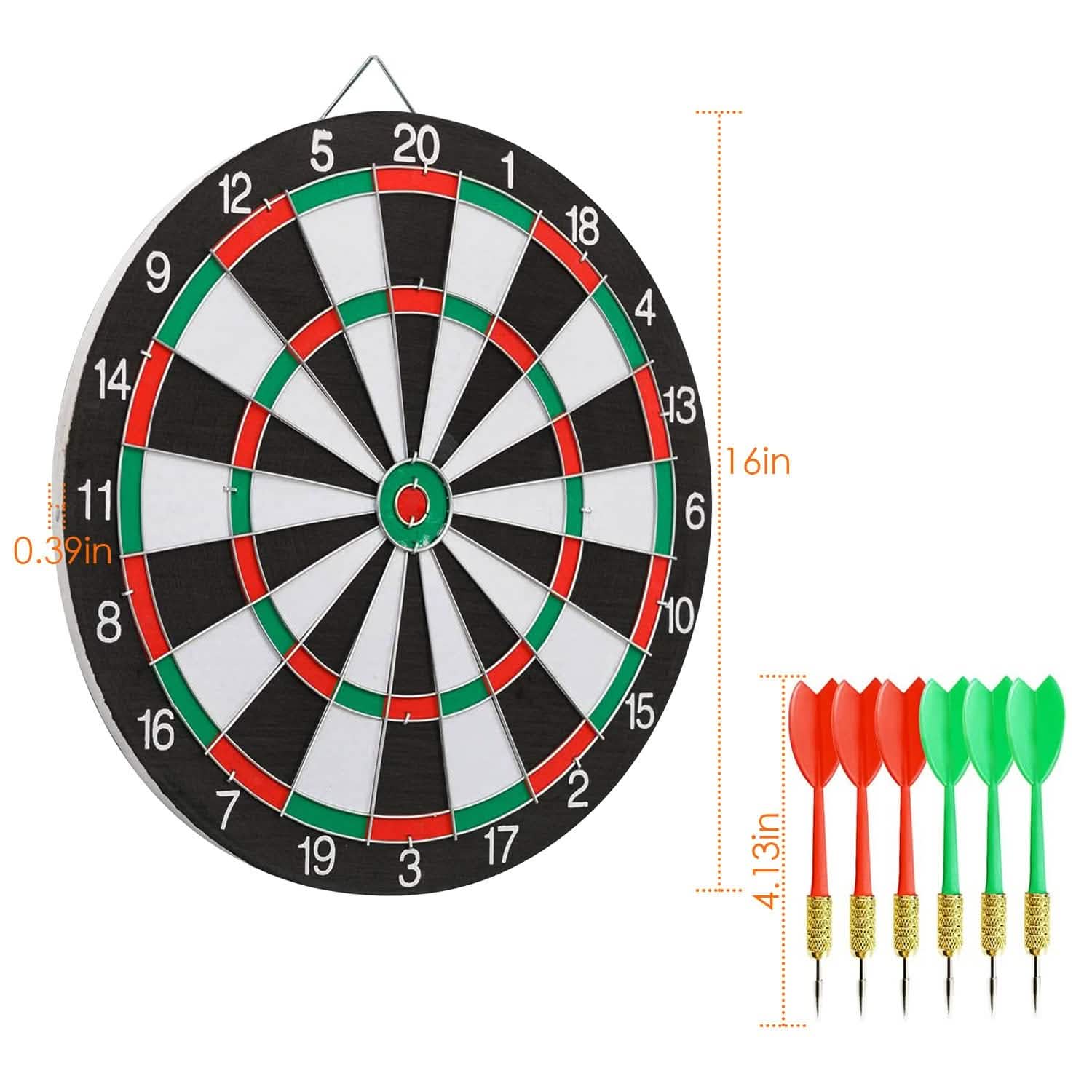 16-Inch Dart Board Game Set DailySale