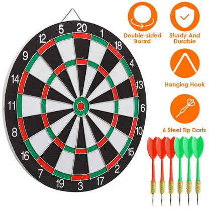 16-Inch Dart Board Game Set DailySale