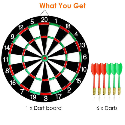 16-Inch Dart Board Game Set DailySale