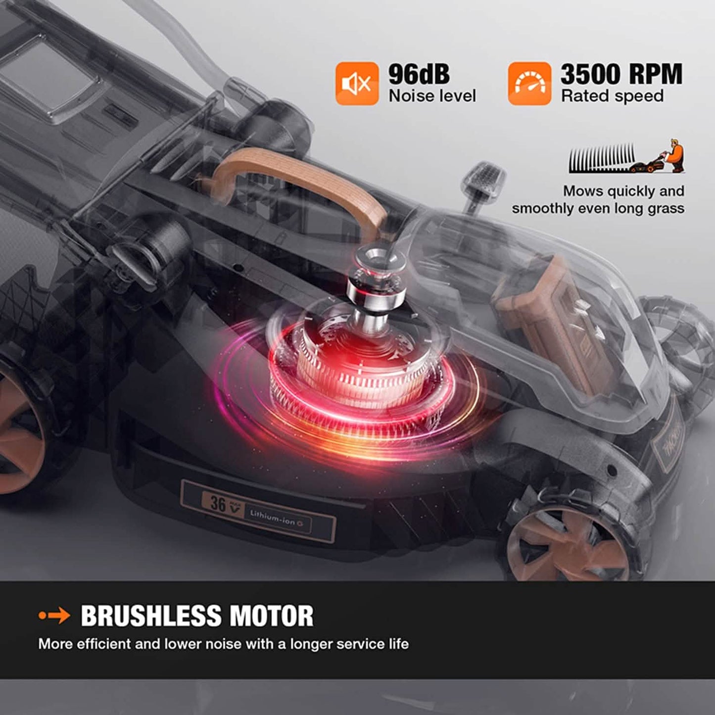 16-Inch DSF Cordless Lawn Mower DailySale