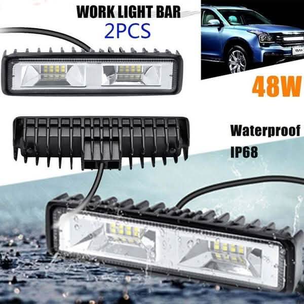 16 LEDs 48w DRL LED Work Light Driving Lamp DailySale