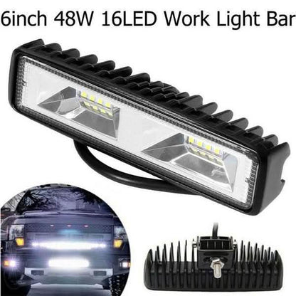 16 LEDs 48w DRL LED Work Light Driving Lamp DailySale