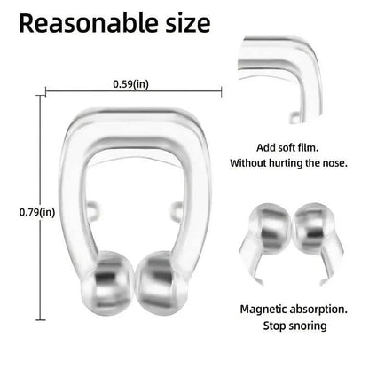 16-Pack: Silicone Magnetic Nose Clip Portable Mini Anti Snoring DailySale