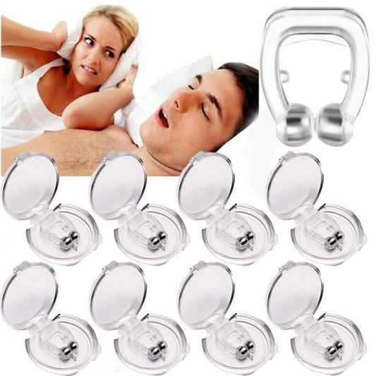 16-Pack: Silicone Magnetic Nose Clip Portable Mini Anti Snoring DailySale