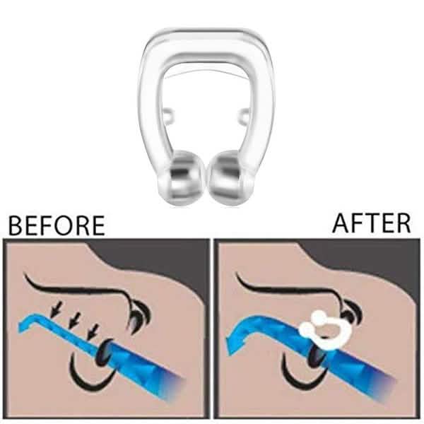 16-Pack: Silicone Magnetic Nose Clip Portable Mini Anti Snoring DailySale