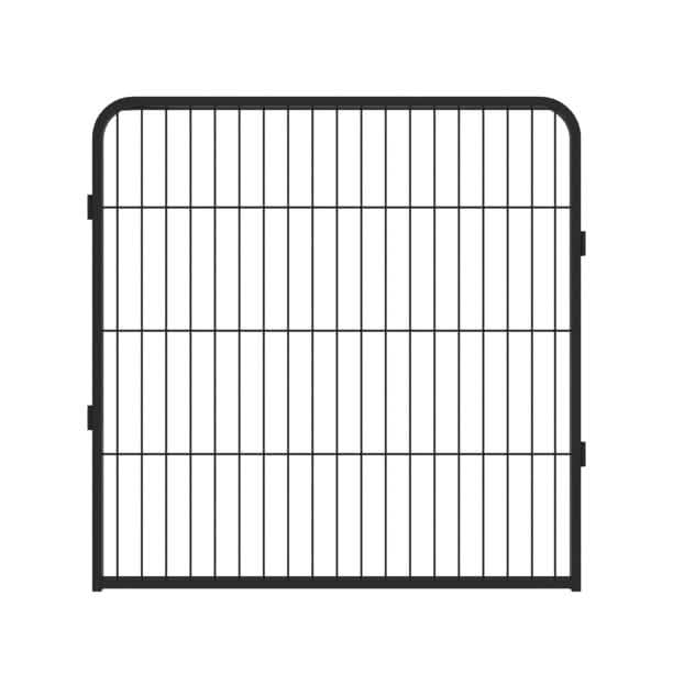 16 Panels Large Indoor Metal Pet Fence DailySale