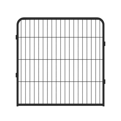 16 Panels Large Indoor Metal Pet Fence DailySale
