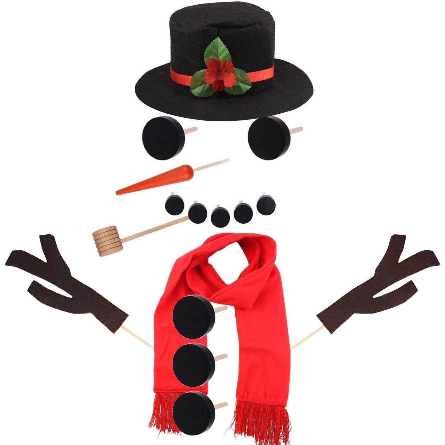 16-Piece: Snowman Decorating Dressing Kit DailySale