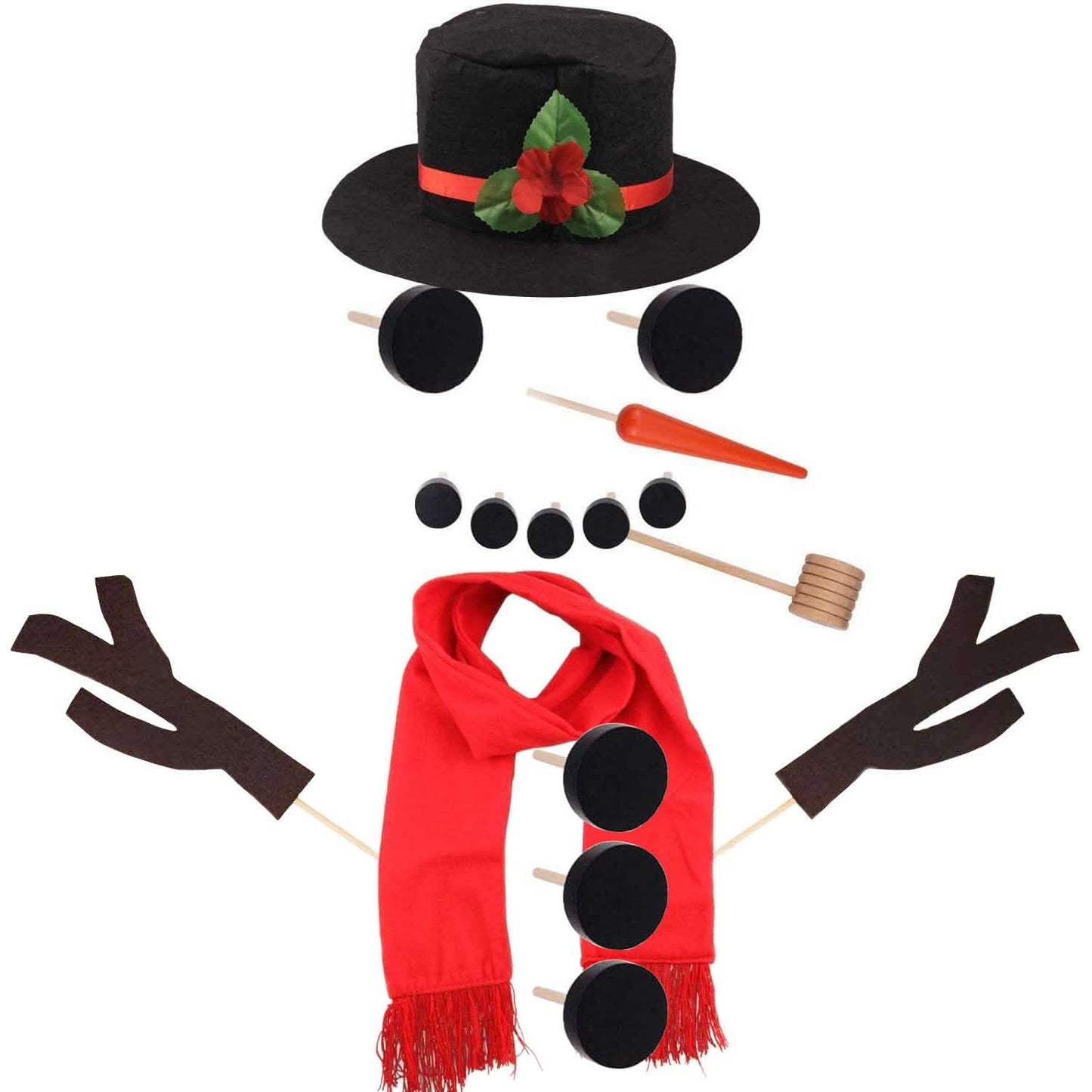 16-Piece: Snowman Decorating Dressing Kit DailySale