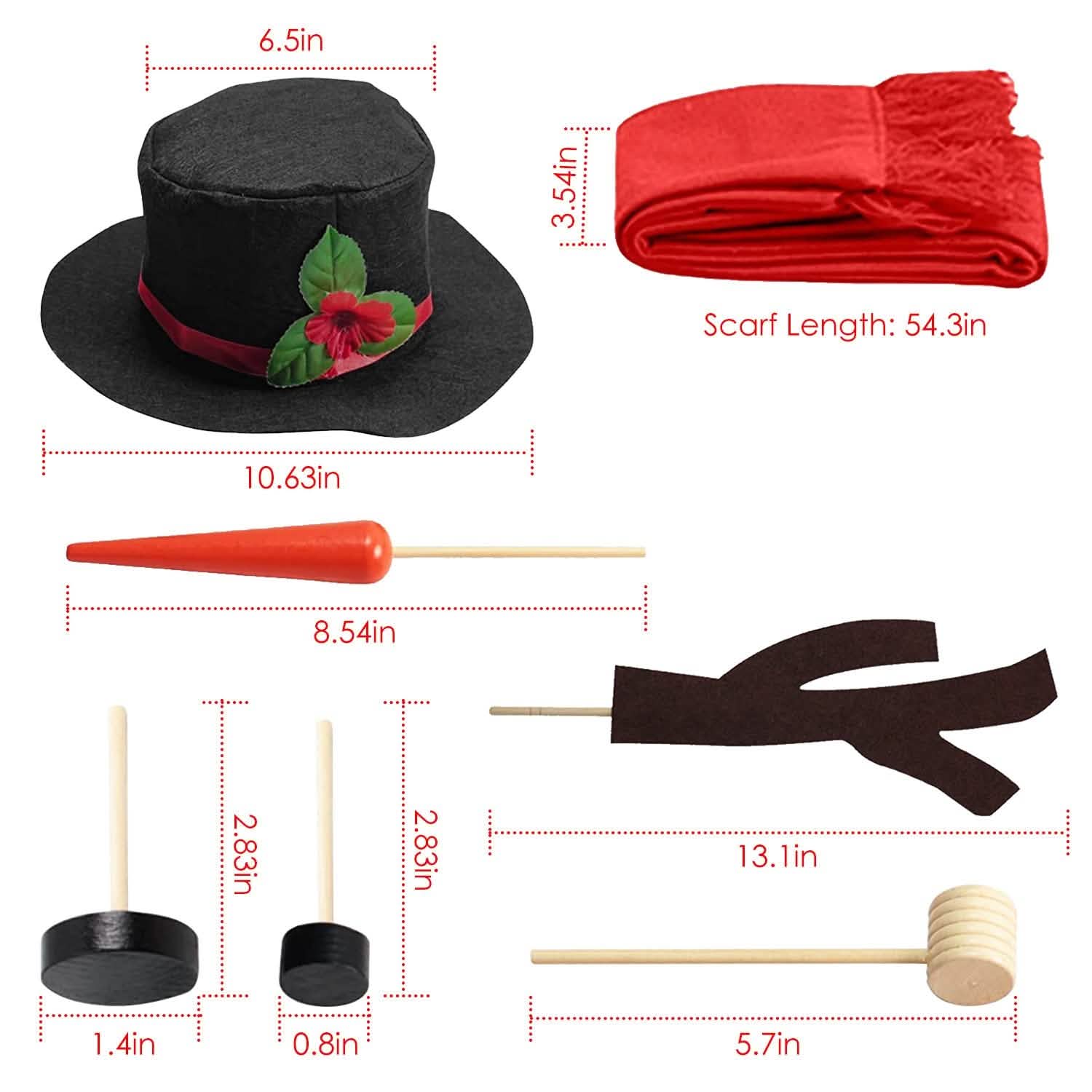 16-Piece: Snowman Decorating Dressing Kit DailySale