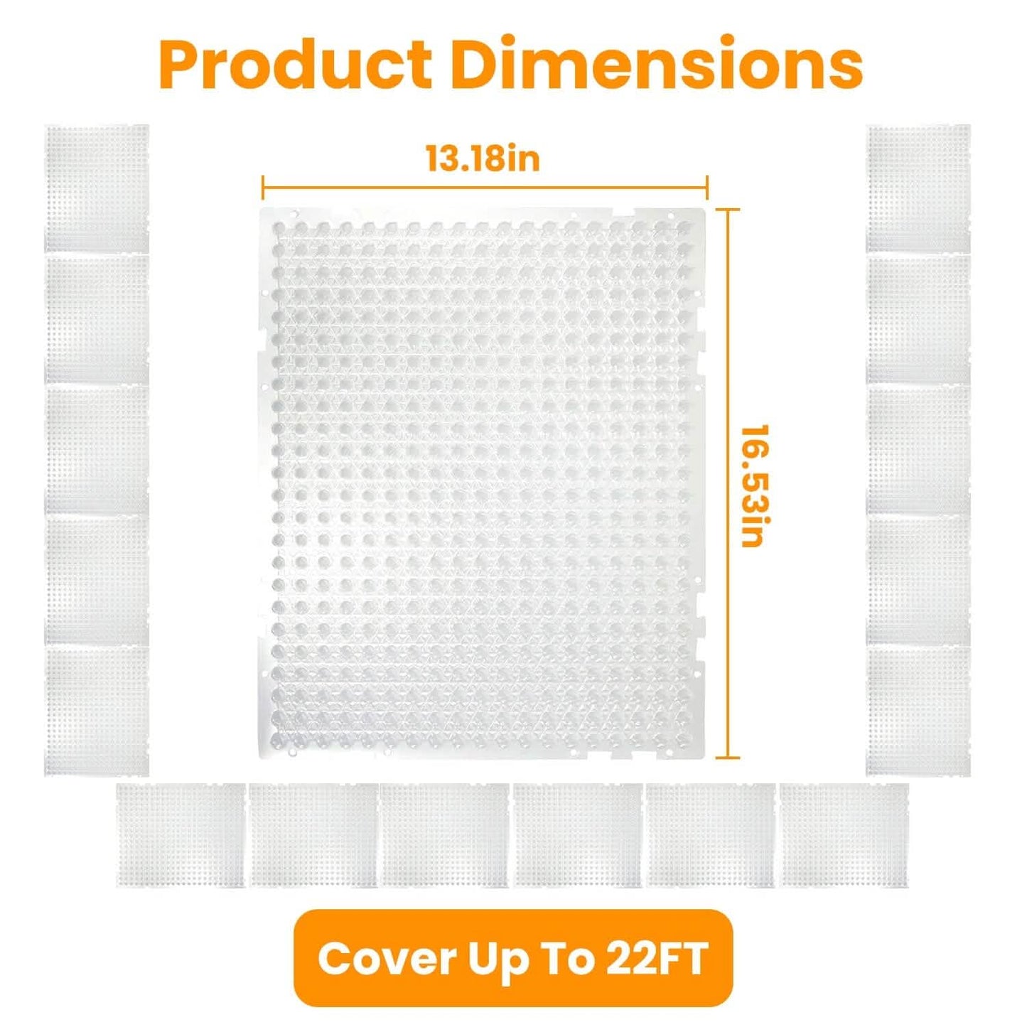 16-Pieces: Deterrent Training Mats with Spikes DailySale