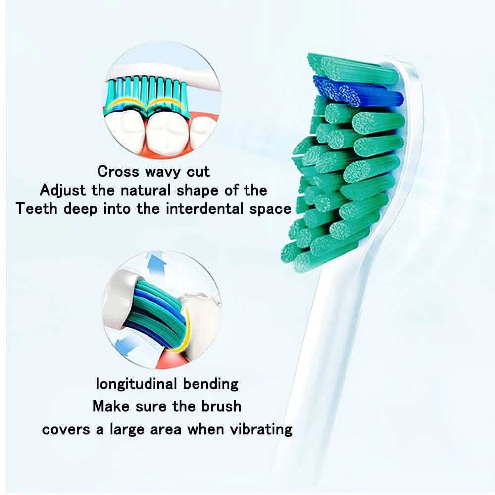 16-Pieces: HX6014 Replacement Electric Toothbrush Head Fits For Philips Sonicare Toothbrush Heads DailySale