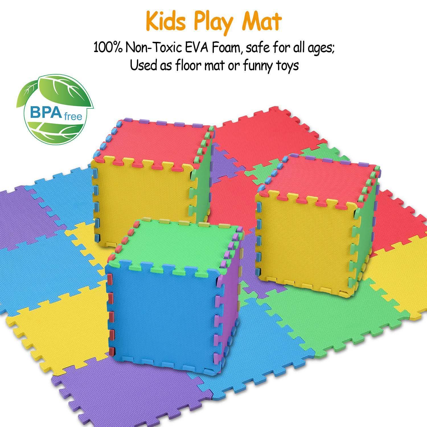 16-Pieces: Kids Puzzle Exercise Play Mat DailySale