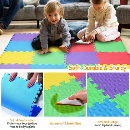16-Pieces: Kids Puzzle Exercise Play Mat DailySale
