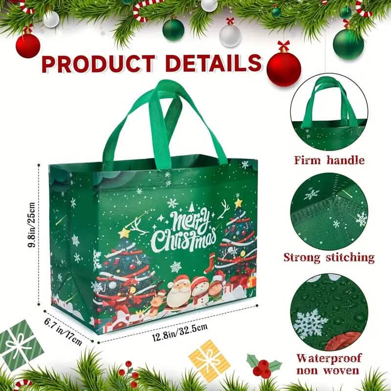 16-Pieces: Large Reusable Non-Woven Shopping Bags DailySale