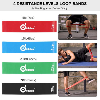 16-Pieces: Resistance Bands Set for Burning Fat & Muscle Strength DailySale