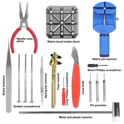 16-Pieces Set: Watch Repair Tool Kit DailySale