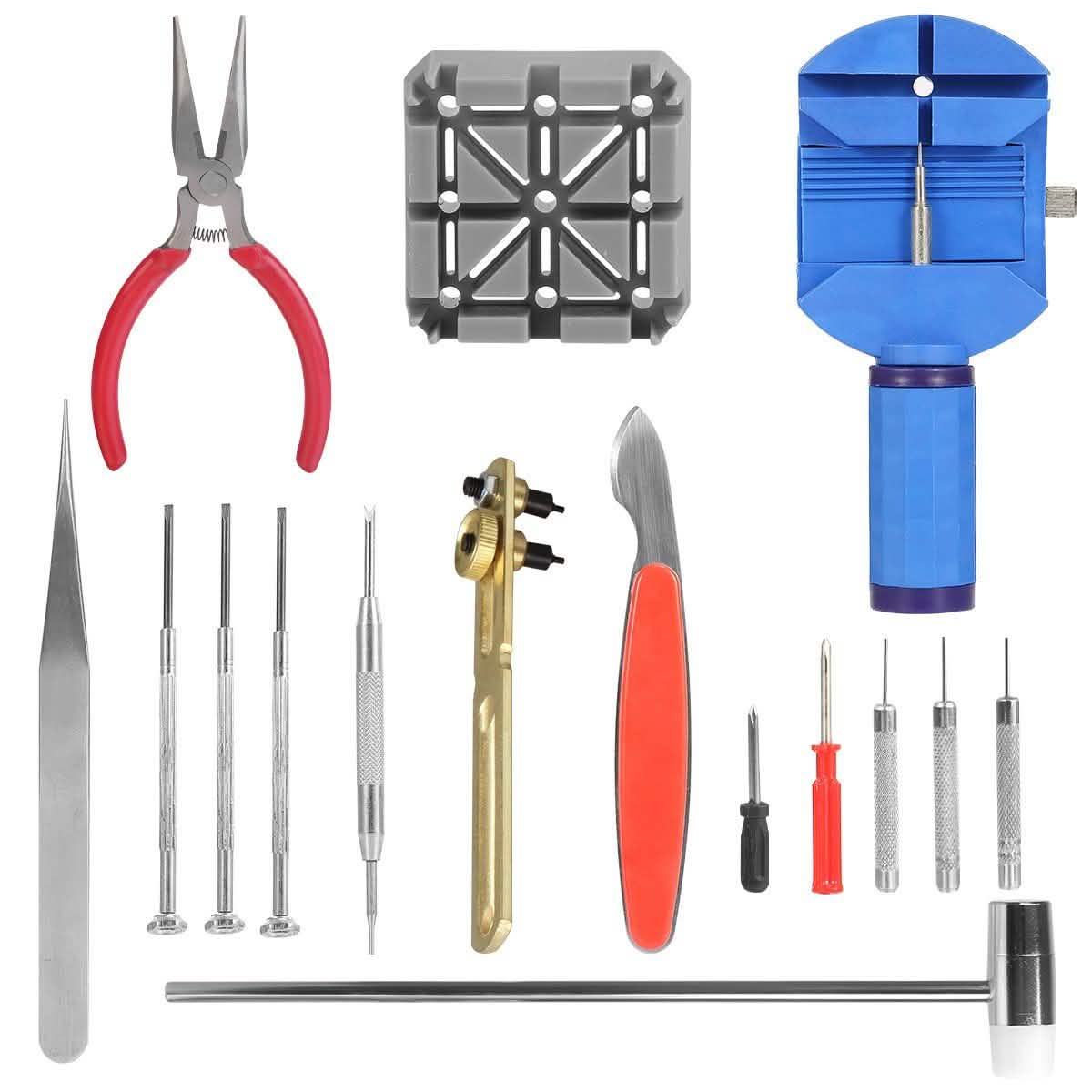 16-Pieces Set: Watch Repair Tool Kit DailySale