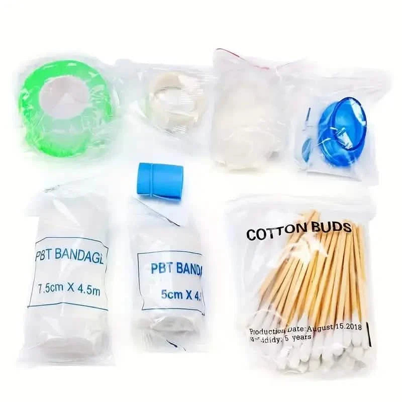 160-Piece Set: Portable Multi-Purpose First Aid Kit - Essential Emergency Supplies DailySale