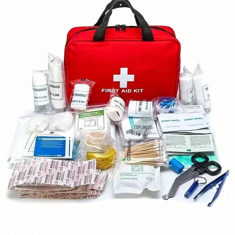 160-Piece Set: Portable Multi-Purpose First Aid Kit - Essential Emergency Supplies DailySale