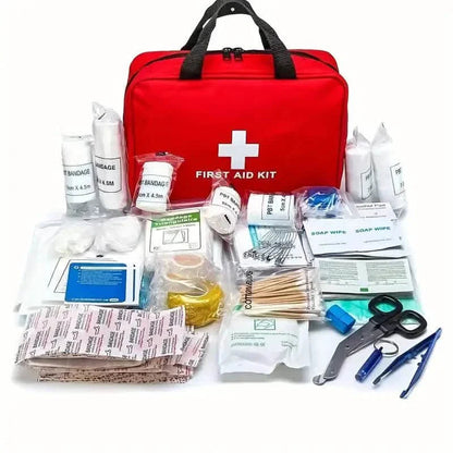160-Piece Set: Portable Multi-Purpose First Aid Kit - Essential Emergency Supplies DailySale