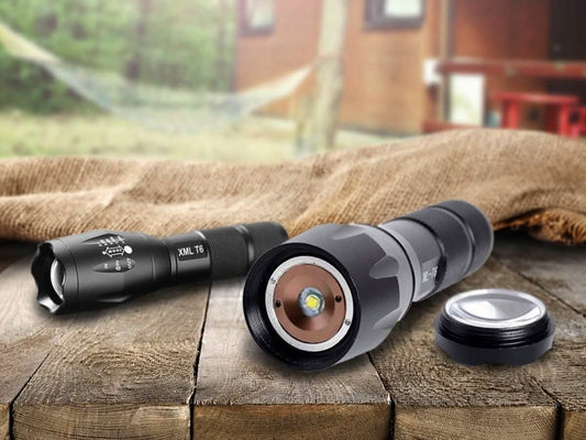 1600 Lumen Aluminum Alloy Tactical Flashlight with Zoom DailySale