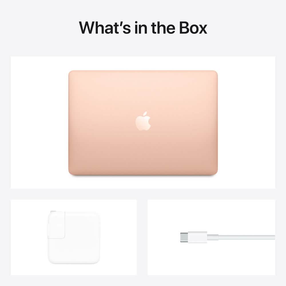 Apple 13.3" MacBook Air M1 Chip with Retina Display - Gold (Refurbished/Open Box) DailySale