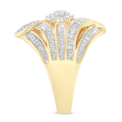 10K Yellow Gold Diamond Ring (1 Cttw, I-J Color, I2-I3 Clarity) - Size 7 Bids.com