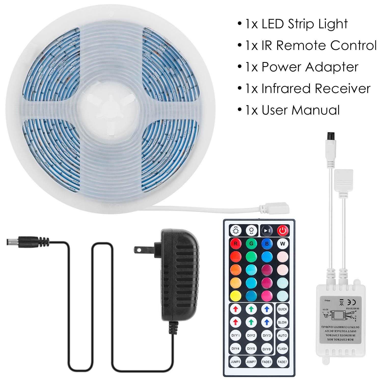 16.4FT 150 LEDs RGB Color Changing Lamp DailySale