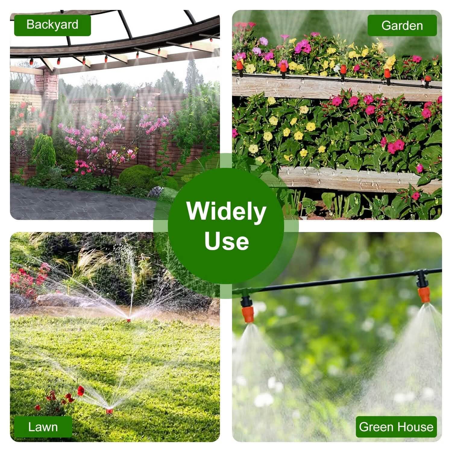 164FT Drip Irrigation Kit Automatic Garden Irrigation System DailySale