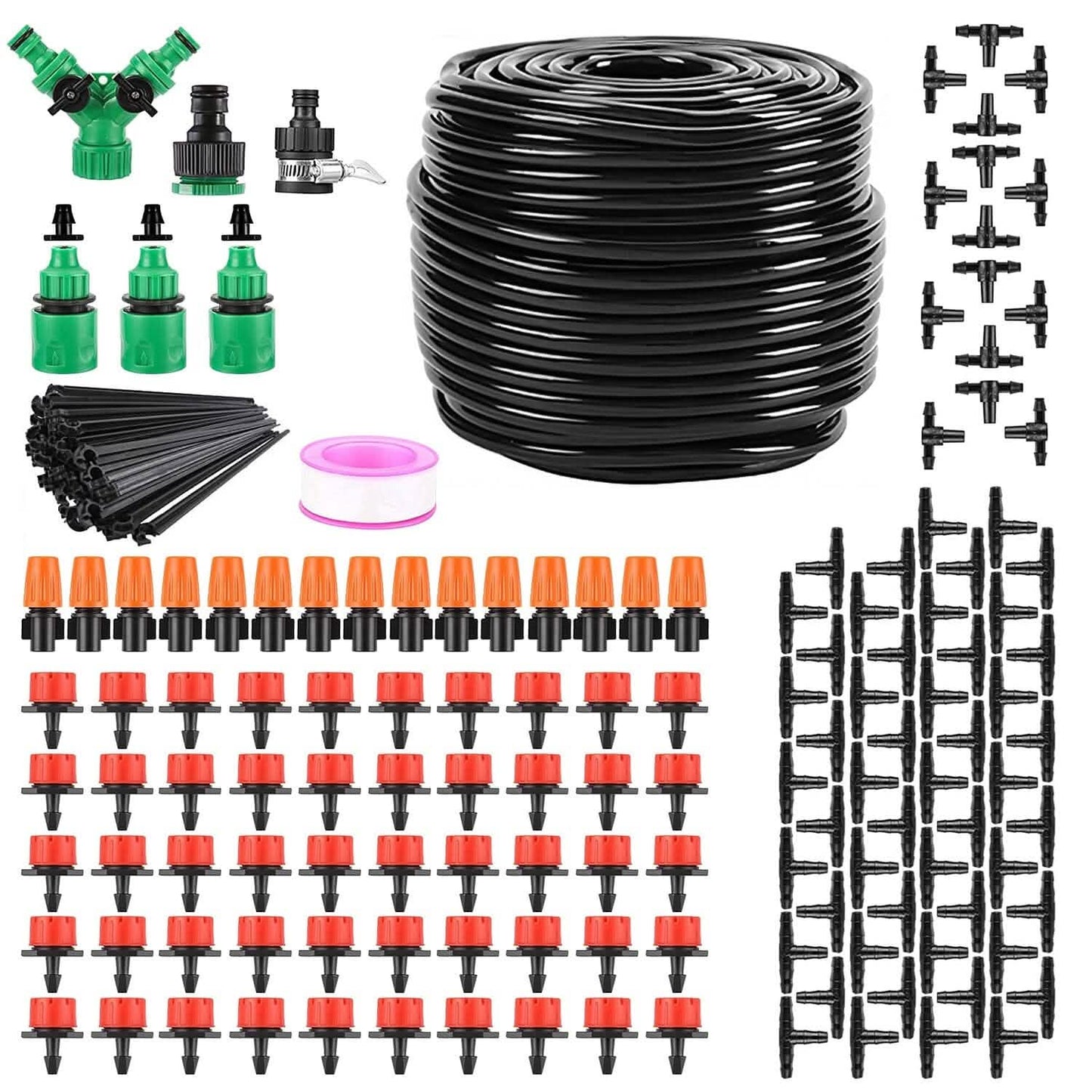 164FT Drip Irrigation Kit Automatic Garden Irrigation System DailySale