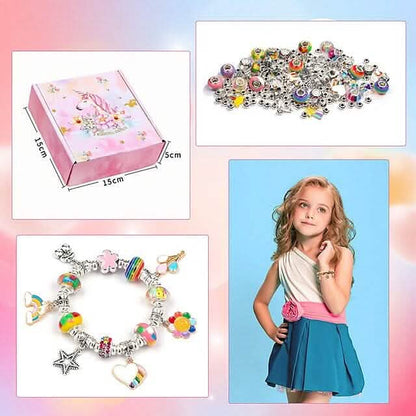 165-Piece: Gorgeous Color Beads DIY Handmade Children's Bracelet Set DailySale
