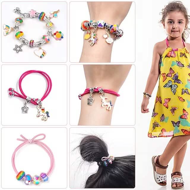 165-Piece: Gorgeous Color Beads DIY Handmade Children's Bracelet Set DailySale