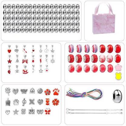 165-Piece: Gorgeous Color Beads DIY Handmade Children's Bracelet Set DailySale