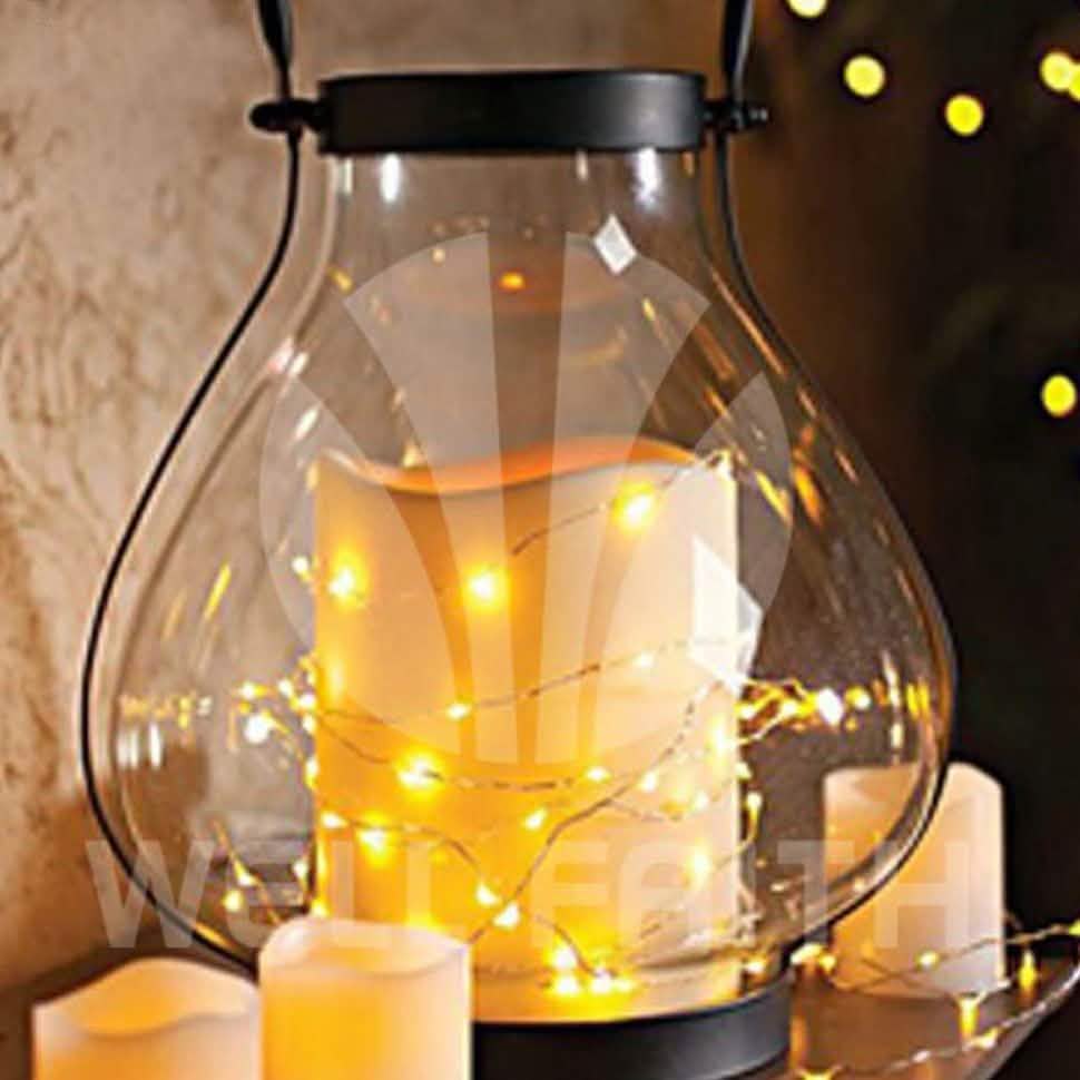 16.5ft 50 Yellow LED Copper Wire String Fairy Lights DailySale