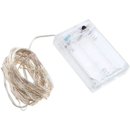 16.5ft 50 Yellow LED Copper Wire String Fairy Lights DailySale