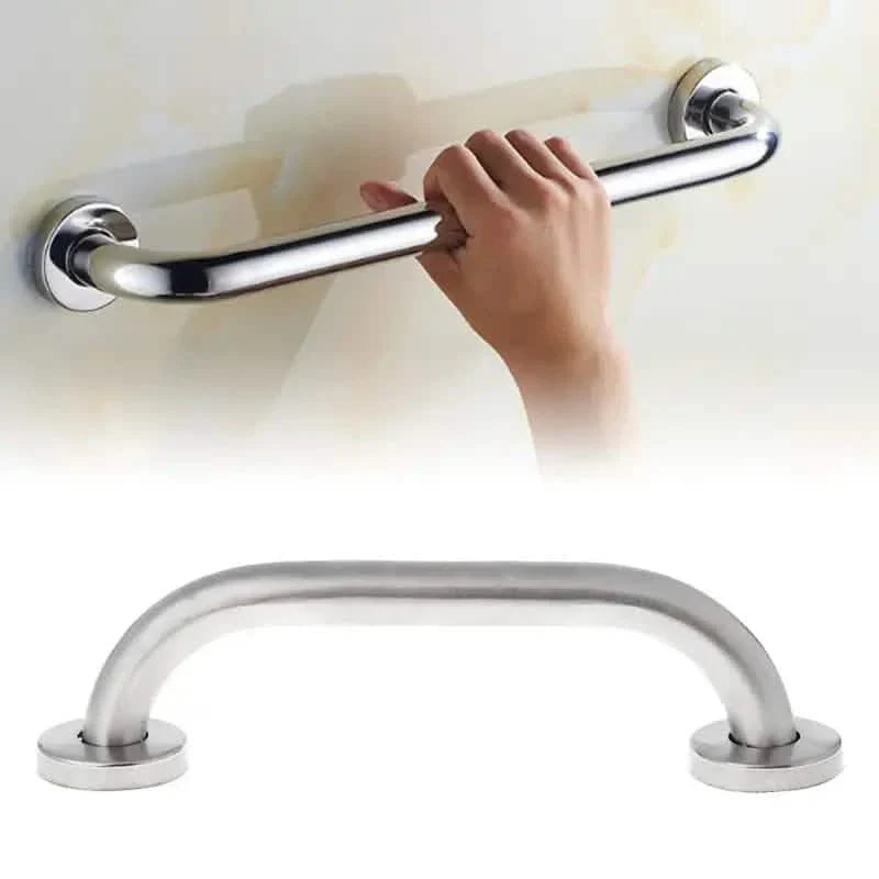 Stainless Steel 20cm Bathroom Shower Grab Bar & Towel Rail DailySale