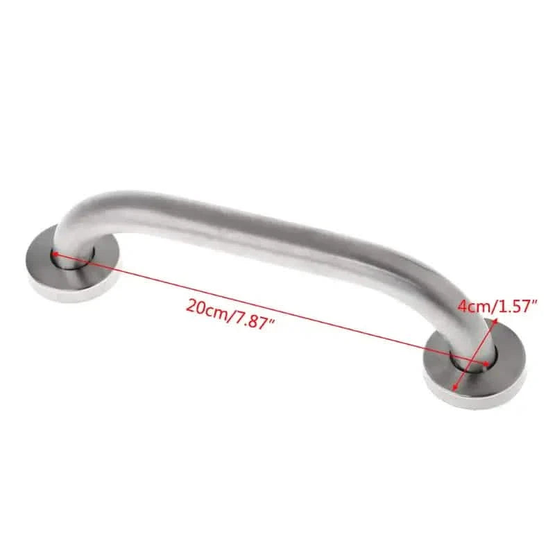 Stainless Steel 20cm Bathroom Shower Grab Bar & Towel Rail DailySale